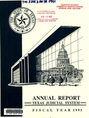 Primary view of object titled 'Texas Judicial System Annual Report: 1991'.