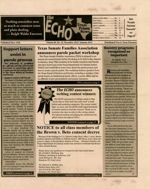The ECHO, Volume 84, Number 10, December 2012/January 2013