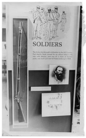 [Educational Display Regarding Hill Country Soldiers]
