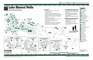 Primary view of object titled 'Lake Mineral Wells State Park and Trailway'.