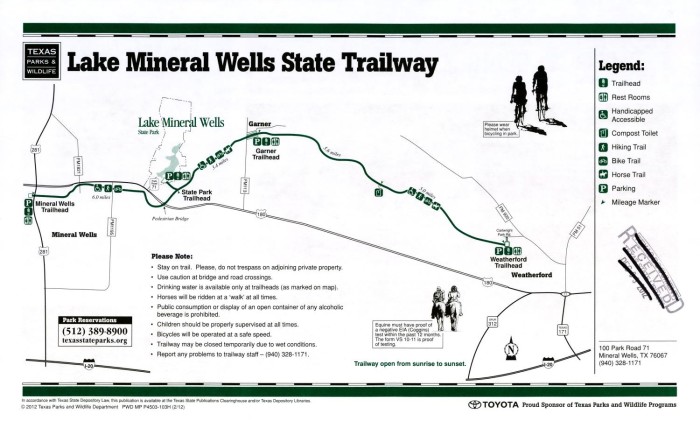 Lake Mineral Wells State Trailway The Portal To Texas History