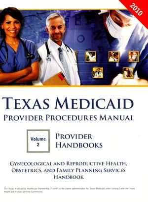 Primary view of object titled 'Gynecological and Reproductive Health, Obstetrics, and Family Planning Services Handbook'.