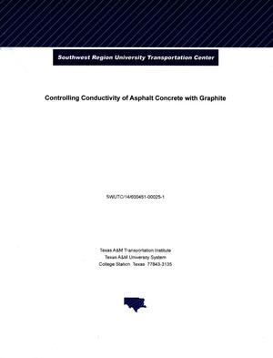 Controlling Conductivity Of Asphalt Concrete With Graphite