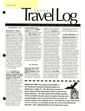 Primary view of object titled 'Texas Travel Log, June 1995'.
