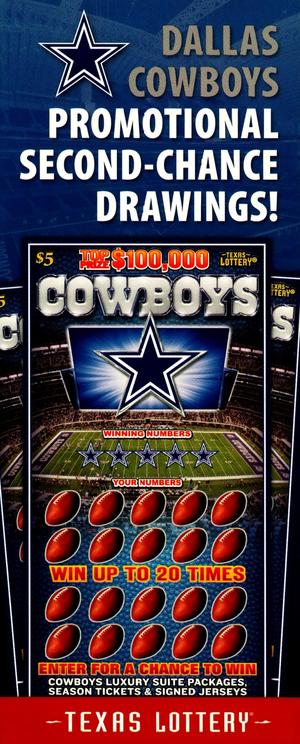 Dallas Cowboys Promotional Second-Chance Drawings