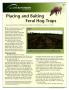 Pamphlet: Placing and Baiting Feral Hog Traps