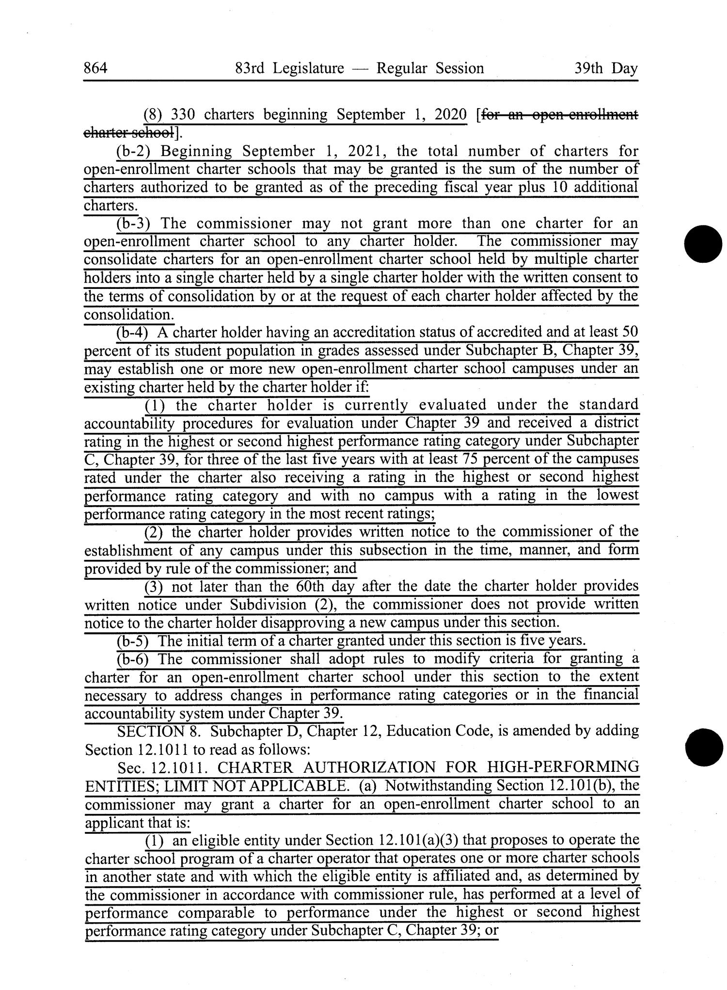 Journal of the Senate of Texas: 83rd Legislature, Regular Session, Thursday, April 11, 2013
                                                
                                                    864
                                                