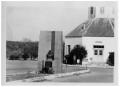 Thumbnail image of item number 1 in: '[Monument to John O. Meusebach Outside of Vereins-Kirche]'.