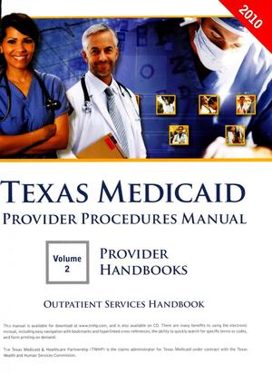 Primary view of object titled 'Outpatient Services Handbook'.