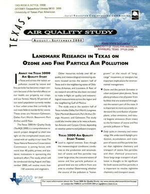 Landmark Research in Texas on Ozone and Fine Particle Air Pollution