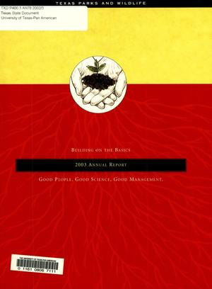 Texas Parks and Wildlife Department Annual Report: 2003