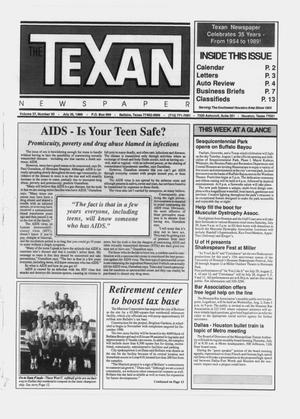 The Texan Newspaper (Bellaire and Houston, Tex.), Vol. 37, No. 30, Ed. 1 Wednesday, July 26, 1989