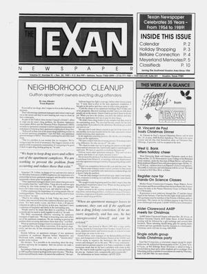 The Texan Newspaper (Bellaire and Houston, Tex.), Vol. 37, No. 51, Ed. 1 Wednesday, December 20, 1989