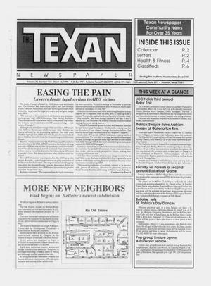 The Texan Newspaper (Bellaire and Houston, Tex.), Vol. 38, No. 11, Ed. 1 Wednesday, March 14, 1990