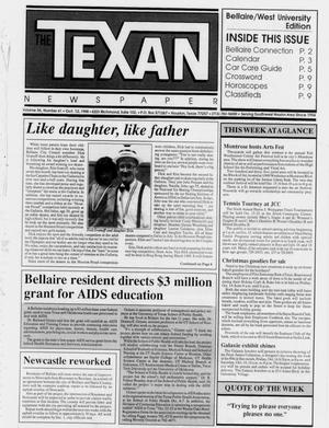 Primary view of object titled 'The Texan Newspaper (Houston, Tex.), Vol. 36, No. 41, Ed. 1 Wednesday, October 12, 1988'.