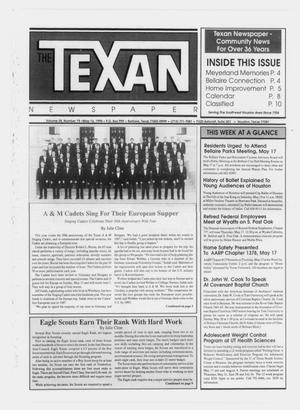 The Texan Newspaper (Bellaire and Houston, Tex.), Vol. 38, No. 19, Ed. 1 Wednesday, May 16, 1990