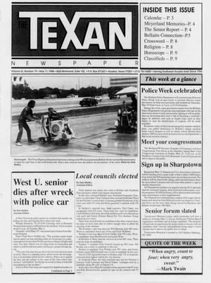 The Texan Newspaper (Houston, Tex.), Vol. 36, No. 19, Ed. 1 Wednesday, May 11, 1988