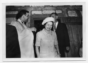 [Lady Bird and Lyndon Johnson Inside Saint Barnabas Episcopal Church]