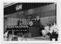 Thumbnail image of item number 1 in: '[Lyndon Johnson Speaking at a High School Graduation]'.