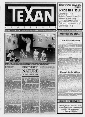 The Texan Newspaper (Houston, Tex.), Vol. 36, No. 29, Ed. 1 Wednesday, July 20, 1988