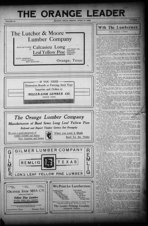 The Orange Leader (Orange, Tex.), Vol. 19, No. 8, Ed. 1 Friday, April 16, 1909
