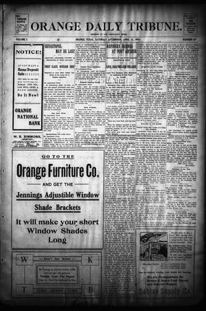 Primary view of object titled 'Orange Daily Tribune. (Orange, Tex.), Vol. 3, No. 29, Ed. 1 Saturday, April 16, 1904'.