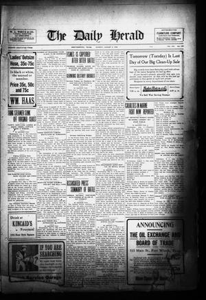 Primary view of object titled 'The Daily Herald (Weatherford, Tex.), Vol. 19, No. 175, Ed. 1 Monday, August 5, 1918'.