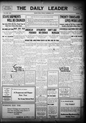 The Daily Leader (Orange, Tex.), Vol. 1, No. 225, Ed. 1 Tuesday, December 29, 1908