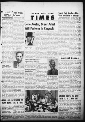 Primary view of object titled 'The Montague County Times (Bowie, Tex.), Vol. 44, No. 51, Ed. 1 Friday, May 23, 1952'.