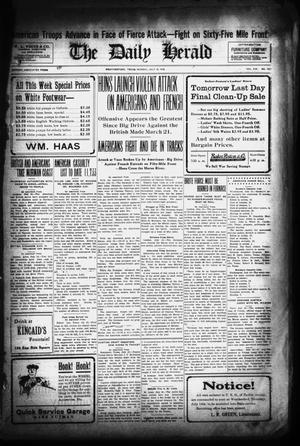 The Daily Herald (Weatherford, Tex.), Vol. 19, No. 157, Ed. 1 Monday, July 15, 1918