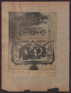 Primary view of object titled '[Scrapbook Page: Denton Golden Anniversary Class]'.