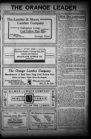 The Orange Leader (Orange, Tex.), Vol. 19, No. 4, Ed. 1 Friday, March 19, 1909
