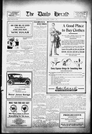The Daily Herald (Weatherford, Tex.), Vol. 22, No. 224, Ed. 1 Saturday, October 1, 1921