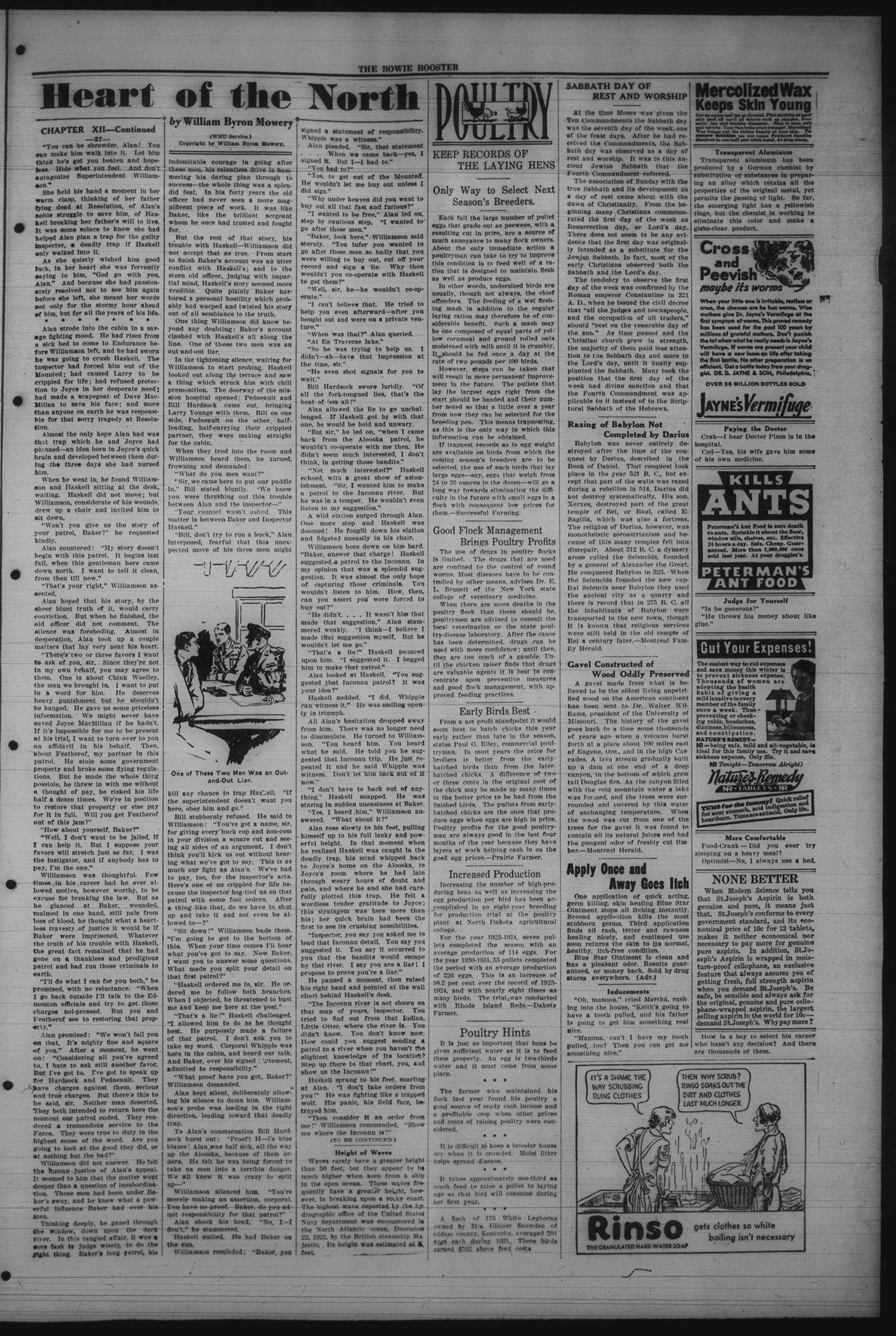 The Bowie Booster (Bowie, Tex.), Vol. 11, No. 7, Ed. 1 Thursday, May 12, 1932
                                                
                                                    [Sequence #]: 7 of 8
                                                