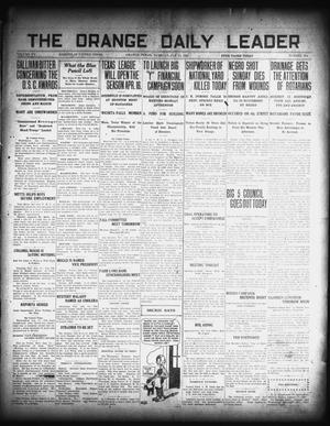 Primary view of object titled 'The Orange Daily Leader (Orange, Tex.), Vol. 15, No. 284, Ed. 1 Tuesday, January 13, 1920'.