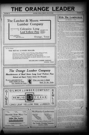 The Orange Leader (Orange, Tex.), Vol. 19, No. 14, Ed. 1 Friday, May 28, 1909