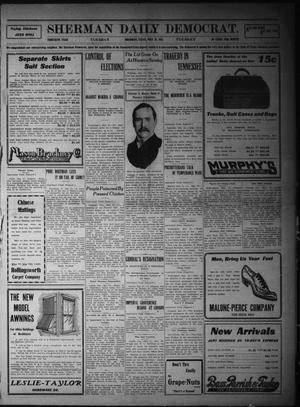 Sherman Daily Democrat. (Sherman, Tex.), Vol. THIRTIETH YEAR, Ed. 1 Tuesday, May 23, 1911
