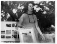 Thumbnail image of item number 1 in: '[Lady Bird Johnson Holding a Framed Photograph]'.