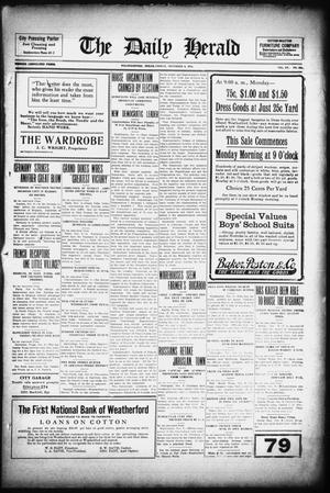 The Daily Herald (Weatherford, Tex.), Vol. 15, No. 255, Ed. 1 Friday, November 6, 1914