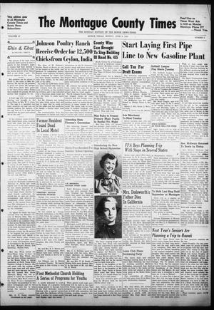 The Montague County Times (Bowie, Tex.), Vol. 47, No. 8, Ed. 1 Monday, June 8, 1953