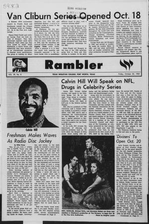 Rambler (Fort Worth, Tex.), Vol. 59, No. 8, Ed. 1 Saturday, October 22, 1983