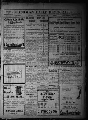 Primary view of object titled 'Sherman Daily Democrat. (Sherman, Tex.), Vol. THIRTIETH YEAR, Ed. 1 Monday, June 19, 1911'.