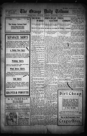 The Orange Daily Tribune. (Orange, Tex.), Vol. 1, No. 160, Ed. 1 Wednesday, September 17, 1902