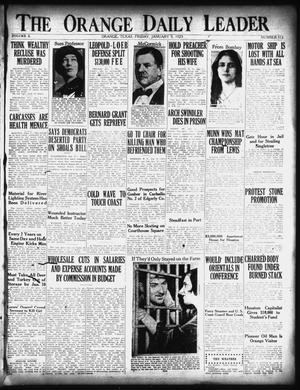 The Orange Daily Leader (Orange, Tex.), Vol. 10, No. 312, Ed. 1 Friday, January 9, 1925