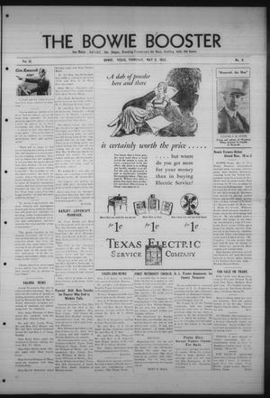 Primary view of object titled 'The Bowie Booster (Bowie, Tex.), Vol. 11, No. 6, Ed. 1 Thursday, May 5, 1932'.