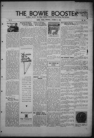 The Bowie Booster (Bowie, Tex.), Vol. 11, No. 29, Ed. 1 Thursday, October 13, 1932