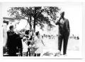 Photograph: [Revealing of Lyndon Johnson Statue]