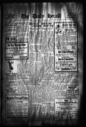 The Daily Herald (Weatherford, Tex.), Vol. 20, No. 245, Ed. 1 Friday, November 14, 1919