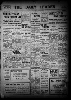 The Daily Leader (Orange, Tex.), Vol. 1, No. 189, Ed. 1 Saturday, November 7, 1908