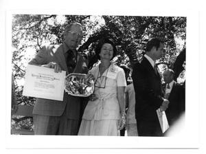 [Lady Bird Johnson is Presented with an Award]